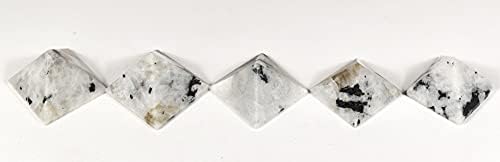 HQRP Rainbow Moonstone Pyramid Natural Decor Specimen