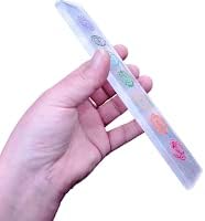Selenite 7 Chakras Crystal Charging Plate for Meditation