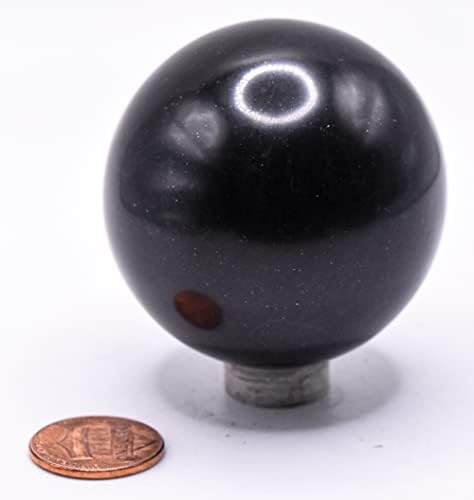 HQRP 2 Inch Black Onyx Carved Sphere Decor Stone
