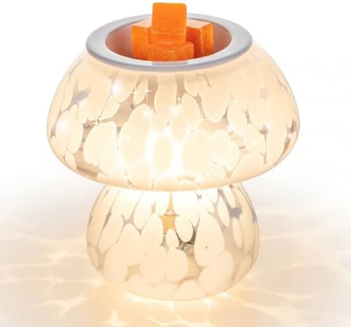 Candeldo Mushroom Wax Melter Warmer with Light