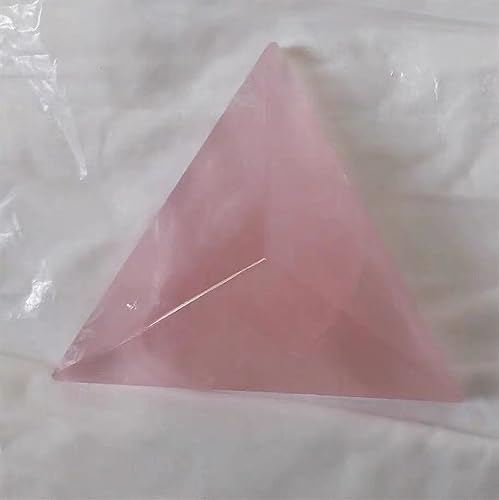 KatLin Natural Pink Crystal Pyramid Ornament 40mm