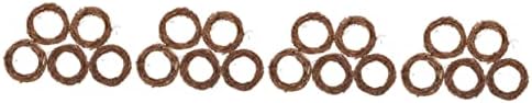 IMIKEYA 20pcs Christmas Woven Rattan Door Wreath Decor
