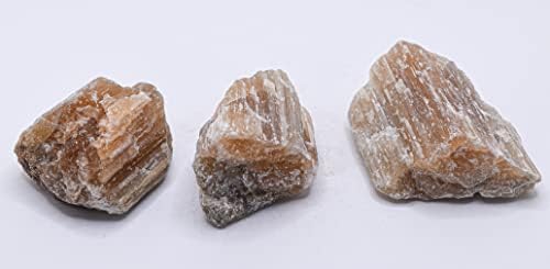 HQRP Orange Cats Eye Stilbite Rough Specimen Crystal Mineral for Carving