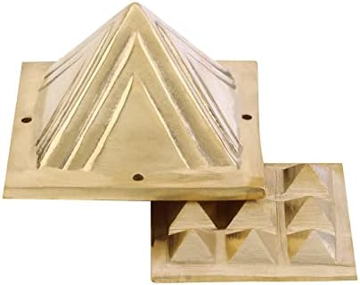 Brass 2 Layer Vastu Pyramid for Home and Office