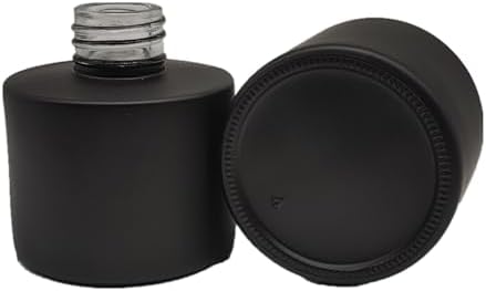 4PCS Matte Black Reed Diffuser Set