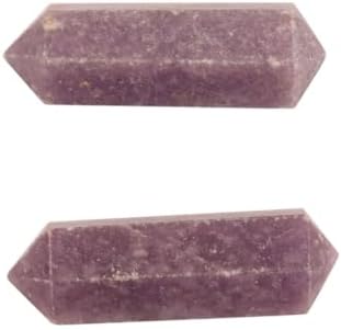 Lepidolite Crystal Wand Set of 12 Pieces