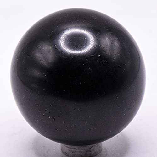 HQRP 2 Inch Black Onyx Carved Sphere Decor Stone
