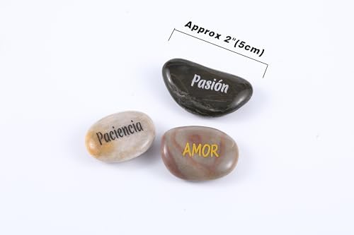 ROCKIMPACT 100 Spanish Engraved Rocks for Inspiration