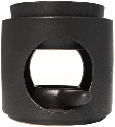 Zweipappel Wax Burner with Ceramic Bowl and Tealight Holder