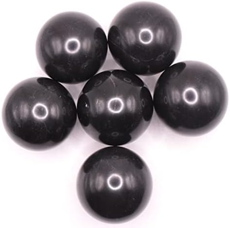 HQRP 2 Inch Black Onyx Carved Sphere Decor Stone