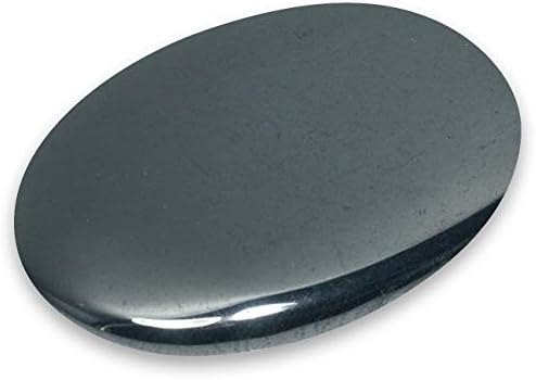 CrystalAge Hematite Palm Stone 70x50mm