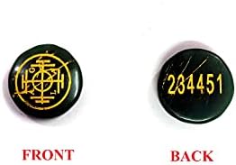 I Attract Wealth Zibu Prosperity Angel Engraved Green Aventurine Crystal Oval Cabochon