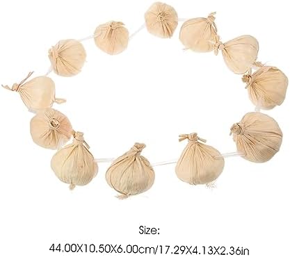 MAGICLULU Artificial Garlic String Wreath