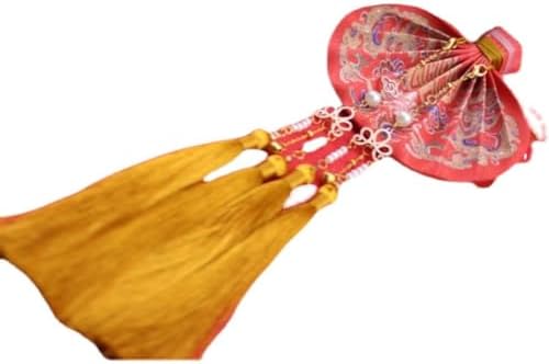 Red Dragon and Phoenix Handmade Fragrant Bag for Hanfu Accessories