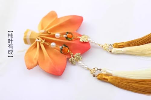 Maple Leaf Lotus Style Fragrant Sachet with Tassel