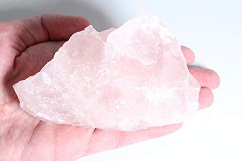 Large Rough Rose Quartz Chunk - Natural Healing Stone for Decor and Crystal Use