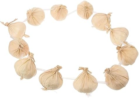 STOBAZA Artificial Garlic String Wreath for Halloween Parties Cosplay Stage Decor
