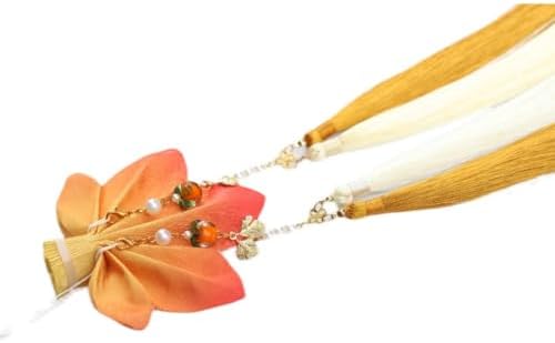Maple Leaf Lotus Style Fragrant Sachet with Tassel