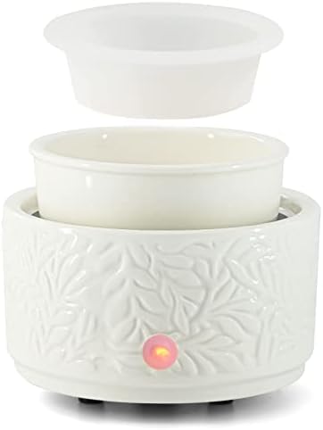 ElusiaKa 3-in-1 Wax Melt Warmer with Silicone Dish