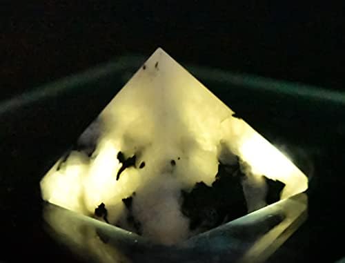 HQRP Rainbow Moonstone Pyramid Natural Decor Specimen