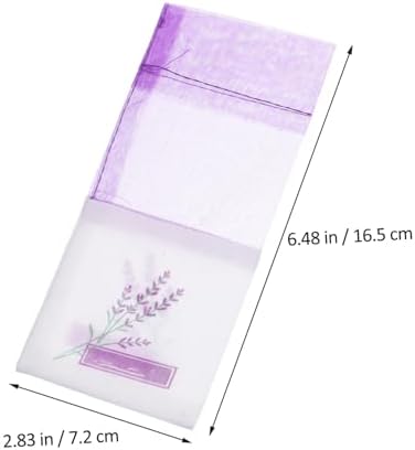 25 Pack Lavender Sachet Bags with Ribbons