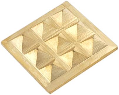 Brass 2 Layer Vastu Pyramid for Home and Office
