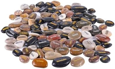 ROCKIMPACT 100 Spanish Engraved Rocks for Inspiration