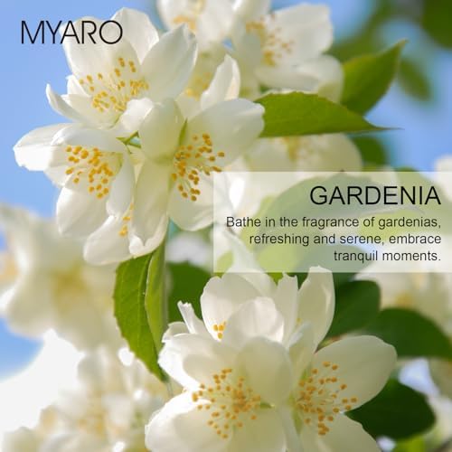 MYARO 12 Pack Gardenia Scented Sachets for Closet