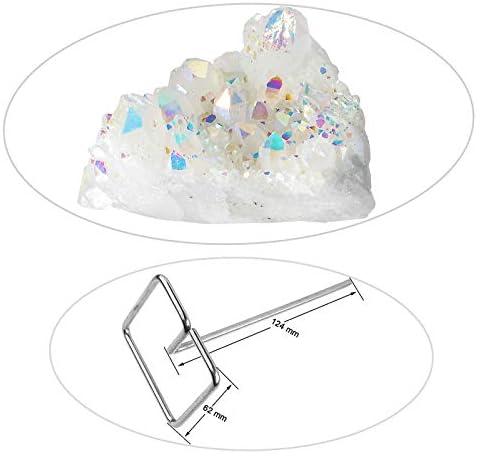 Amogeeli Angel Aura Quartz Decor with Metal Stand