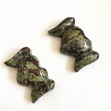 FIDEMM Natural Rose Crystal Heart with Wings Shape Stone Healing Decor