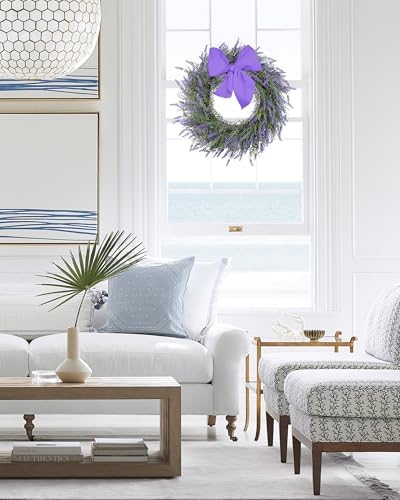 DDHS 24 Inch Summer Wreath for Front Door and Farmhouse Decor