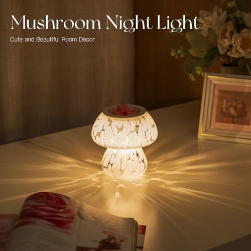 Candeldo Mushroom Wax Melter Warmer with Light