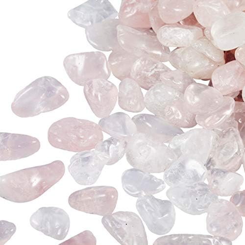 SUNYIK Healing Stones Green Aventurine Rose Quartz Chips