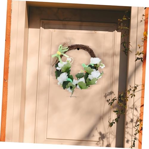 Pastel Egg and Flower Artificial Spring Wreath