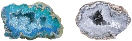 Mookaitedecor Bundle - 2 Item Crystal Geode Set