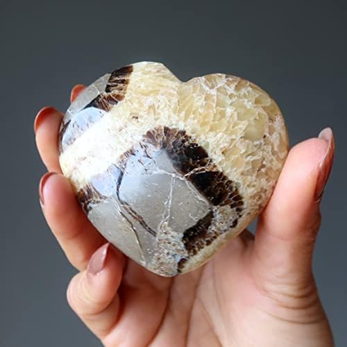 Satin Crystals Heart-Shaped Dragon Stone for Healing