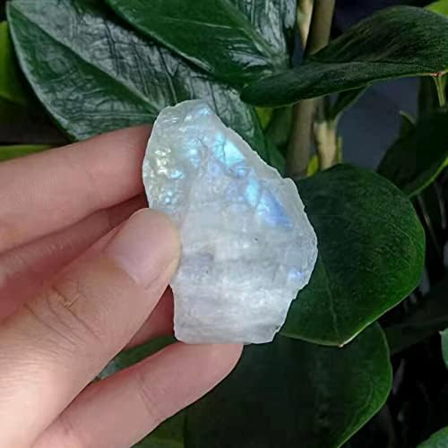 FLOAPA Natural Moonstone Fountain Stones 70-100g Blue Light Decor