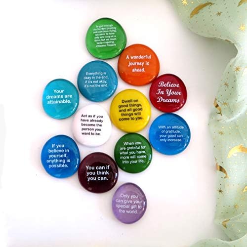 Destiny Stones 12 Glass Stones for Positive Future