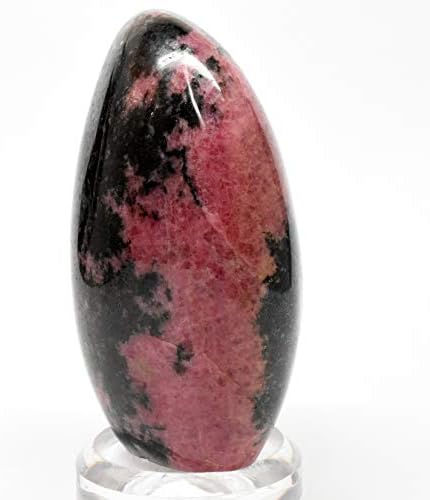 Rich Pink Rhodonite Freeform Specimen - 525g Natural Gemstone Decor
