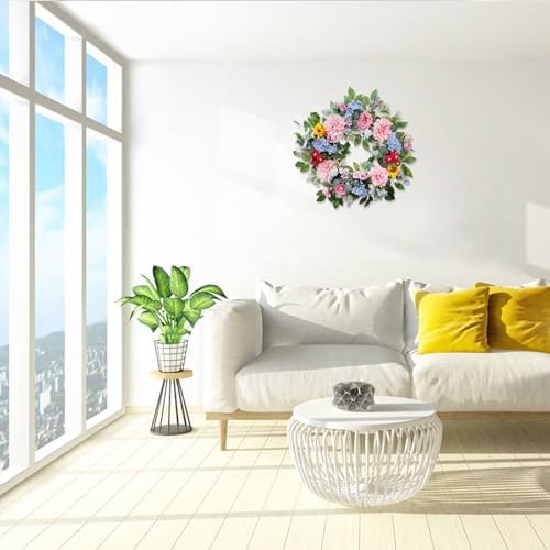 24 Inch Spring Summer Wreath for Front Door
