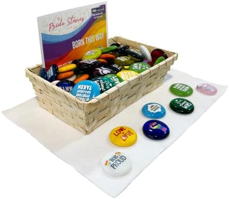 Lifeforce Glass Pride Stones Set of 100