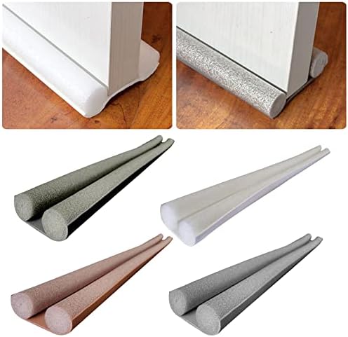 HUFFA Under Door Draft Stopper Insulation Cold Air Blocker Gray