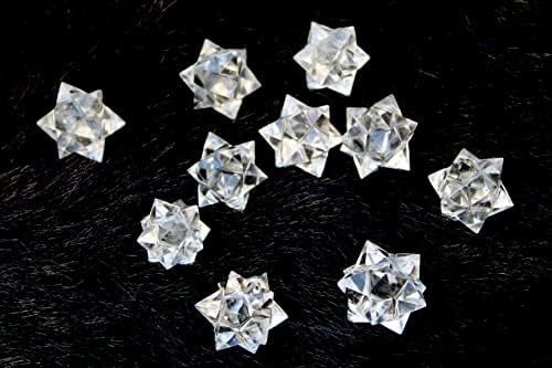 Jet Crystal Quartz Merkaba Star Healing Stone