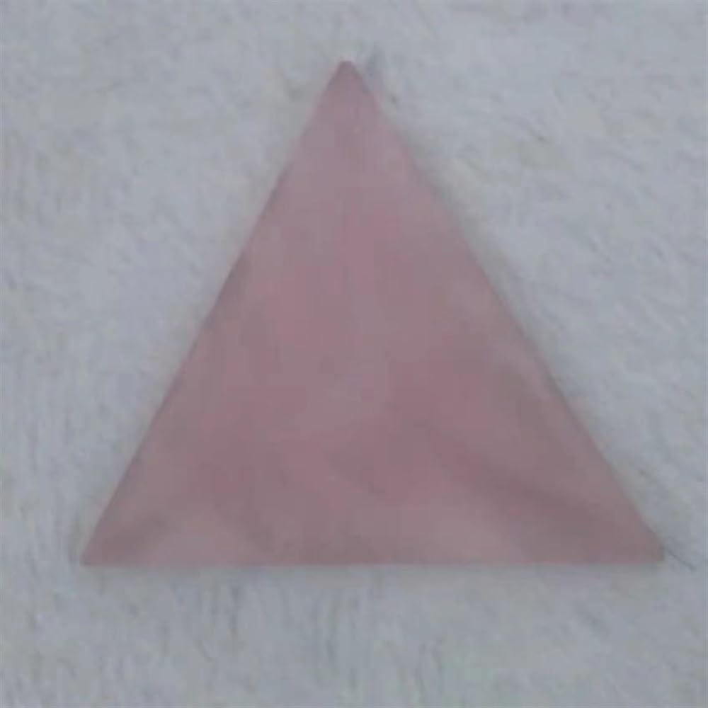 KatLin Natural Pink Crystal Pyramid Ornament 40mm