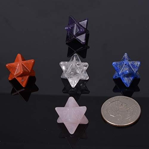 JUST IN STONES Merkaba Star Healing Gemstone Stones Pack of 5