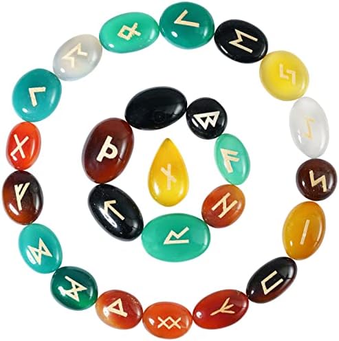 Crocon Seven Chakra Gemstone Tree Feng Shui Figurine Set