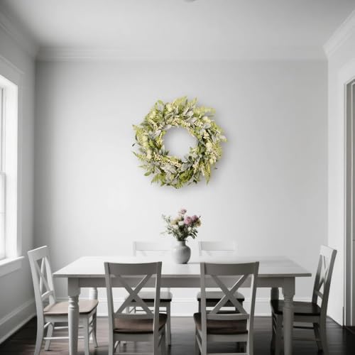 21 Inch Artificial Eucalyptus Wreath for Front Door