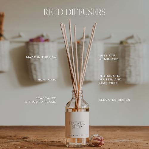 Sweet Water Decor Reed Diffuser Set - 4 Scents Long Lasting Made in the USA