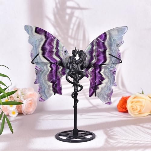 JIC Gem Crystal Butterfly with Stand Decorative Artwork