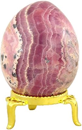 Rhodochrosite Healing Egg with Stand 1